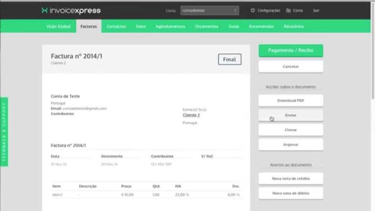 WEInvoice: O Sistema Gratuito de Faturação Online