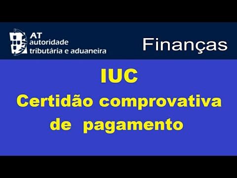 Como Obter o Comprovativo de Pagamento do IUC